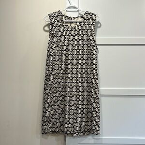 Brown and Cream Banana Republic Dress